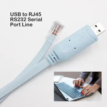 USB/Type-C-RJ45 Kaabli abil USB-Serial/Rs232 Konsooli Rollover Kaabel Cisco Marsruudi USB2.0 Liides RJ45 Crystal Pea Line