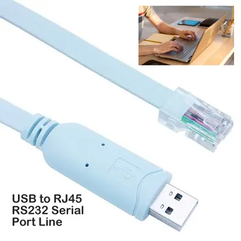 USB/Type-C-RJ45 Kaabli abil USB-Serial/Rs232 Konsooli Rollover Kaabel Cisco Marsruudi USB2.0 Liides RJ45 Crystal Pea Line