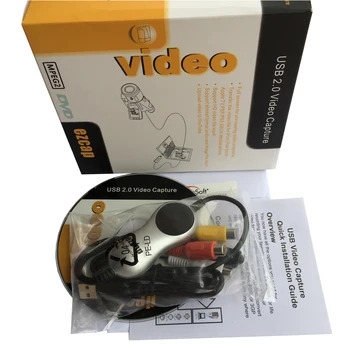 USB2.0 Video, Audio Capture converter Windows, teisendada analoog video heli VHS Hi8 V8 digitaalse läbi ARVUTI uuendatud Läbilõige