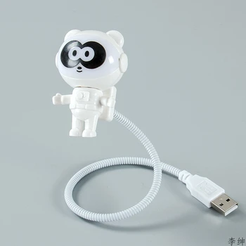 Uudne LED-Astronaut Panda Öö Valguses Uus USB-Spaceman LED Öösel Lamp Arvuti PC Astronaut Arvuti Lugeda Kingitus Valgustid