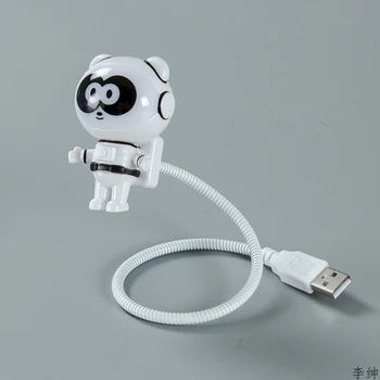 Uudne LED-Astronaut Panda Öö Valguses Uus USB-Spaceman LED Öösel Lamp Arvuti PC Astronaut Arvuti Lugeda Kingitus Valgustid