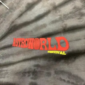 Uued Scott Travis Astroworld Festivali T-Särk Meestele Naistele Lips Värvi Kvaliteetsed Vabaaja ASTROWORLD TRAVIS SCOTT T-särgid