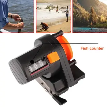 Uus 0-999M 6cm Kalapüük tamiil Sügavus Finder Counter Kalapüügi Vahend Lahendada Pikkus Näidik Loendur
