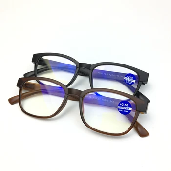 Uus 2020. aasta Anti-sinine valgus Lugemise prillid Matt SM ruudu raami Meeste -, naiste Üldine prillid must /Pruun