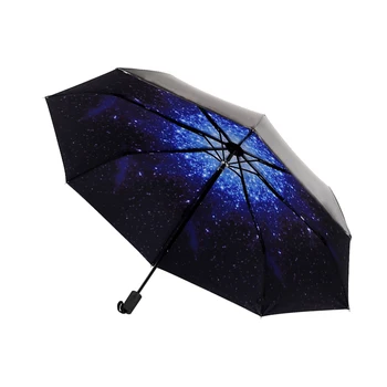 Uus Anti-UV Täis Automaatne Vihmavari Vihma Hingav Suur Paraguas Mees Naiste Päikese 3 Kokkuklapitavad Suur Vihmavari Väljas Parapluie