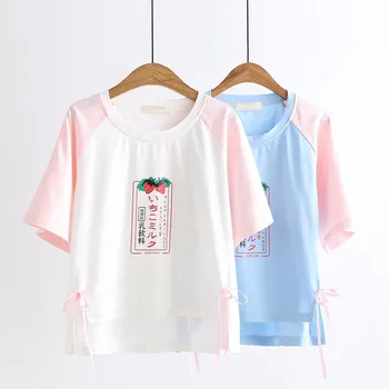 Uus Džemprid Jaapani T-Särgid Tee Armas Tüdrukud Naine Põhjuslik T-Särk Topid Naistele, Armas Jaapan Uus-Summer T-Särk