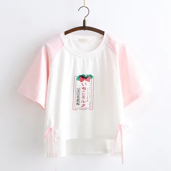 Uus Džemprid Jaapani T-Särgid Tee Armas Tüdrukud Naine Põhjuslik T-Särk Topid Naistele, Armas Jaapan Uus-Summer T-Särk