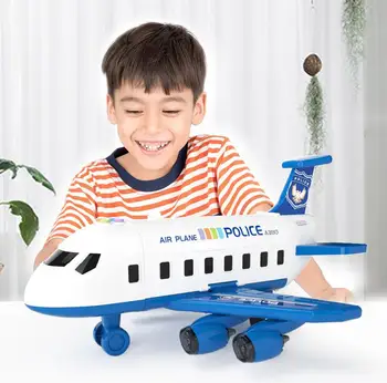 Uus laste mänguasi suurte õhusõidukite ladustamise stseeni kraana eemalepaiskumine kuulu vastupidav puzzle multi-funktsionaalne mänguasi auto mudel