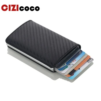 Uus Mood Automaatne RFID-Kaardi Hoidik Mehed Krediitkaardi Omanikud Business ID-Kaardi Puhul, Alumiiniumi Panga Kaart Taskud Dropshipping