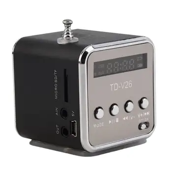 UUS Müüja Soovitan Kaasaskantav Mini-Toetada SD TF Card Micro-USB Stereo Super Bass Kõlar MP3/4 Pleier FM Raadio Display IB