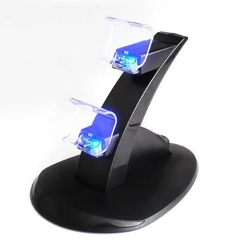Uus PS4 Tarvikud Juhtnuppu Laadija Play Station Micro-USB Charging Station Seista SONY Playstation 4 PS4 Töötleja