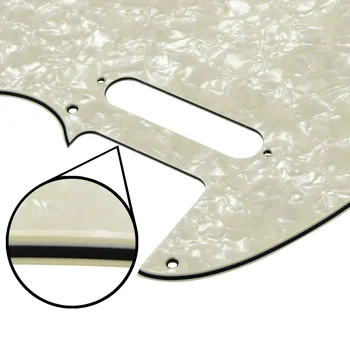 UUS Standard TELE Kitarri Pickguard Nullist lehel 8 Augu Kruvid Kitarri Osad 4Ply Vanuses Pearl