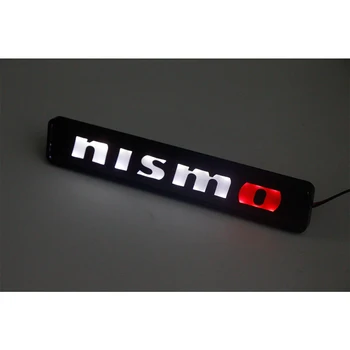 Uus Stiil Auto Esiosa Iluvõre Embleem Logo LED Light Nissan Tiida Teana Skyline Juke X-trail Almera Qashqai Auto tarvikud