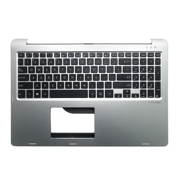 UUS Sülearvuti ASUS TP500 TP500L TP500LA TP500LB TP500LN Palmrest suurtähe MEIEGA klaviatuur, Hõbedane