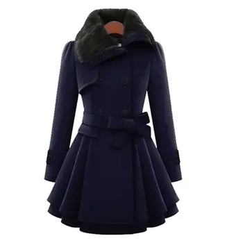 Uus talve naiste jakk medium-long paksenema pluss suurus 4XL outwear kapuutsiga wadded mantel slim parka puuvill-polsterdatud jope overcoat