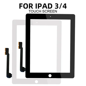 Uus Touch Ekraani iPad 3 4 iPad3 iPad4 A1416 A1430 A1403 A1458 A1459 A1460 LCD Välimine Digitizer Andur Klaasist Paneeli Asendamine
