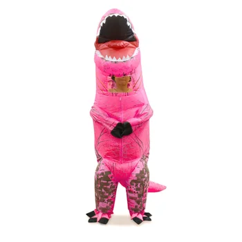Uus Täiskasvanute Täispuhutav Dinosaurus Kostüüm T-REX Pool Fancy Kleit Maskott Cosplay Halloween Kostüüm Mehed Naised Kid Dino Peace