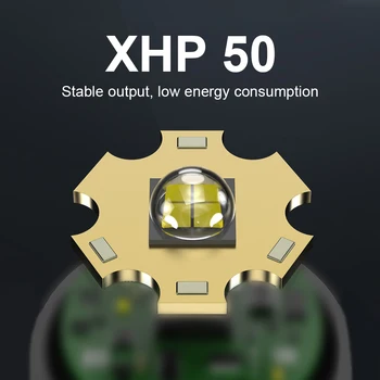 UUS XHP50.2 kõige võimas Multifunktsionaalne taktikaline taskulamp 18650 laetav USB LED taskulambi valgust veekindel jahindus laterna