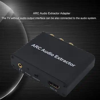 Uusima HDMI ARC-Audio Extractor Audio Adapter 3.5 mm Stereo Kiudaineid Koaksiaal Converter Võimendi Kõlar