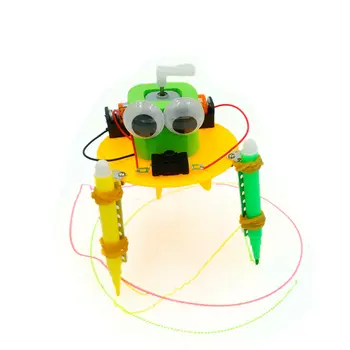 Varase Õppe DIY Doodle Robot Tehnoloogia Väikesed Leiutised, Haridus Mänguasjad Lastele Alg-ja Teadus Katse