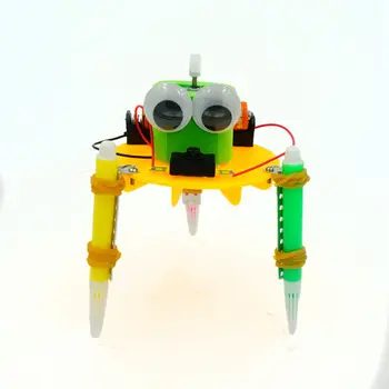 Varase Õppe DIY Doodle Robot Tehnoloogia Väikesed Leiutised, Haridus Mänguasjad Lastele Alg-ja Teadus Katse