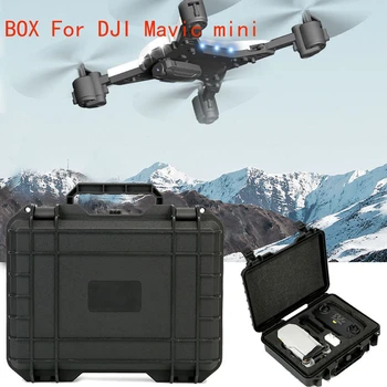 Veekindel anti-seismilise Storage Box DJI Mavic Mini RC Undamine Veekindel Kompaktne Reisi Ladustamise Raske Juhtumi Kasti 1121#D