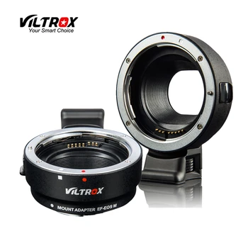Viltrox EF-EOSM Elektrooniline Automaatne teravustamine Objektiivi adapter Canon EOS EF ja EF-S objektiiv EOS M EF-M, M2, M3, M5, M6 M10 M50 M100 Kaamera