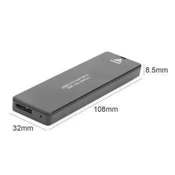 VKTECH M2 SSD Puhul USB 3.0 M. 2 NGFF Kõvaketta Box Adapter Välise Kõvaketta Ruum Jaoks NGFF SATA SSD Ketas m2 SSD Puhul