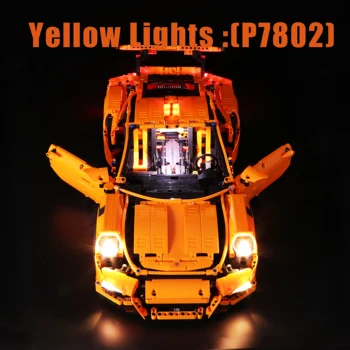 Vonado Led Light Komplekt ühildub Lego 42056 Porsche technic võidusõiduauto 20001 3368 Hoone Plokid, Tellised, Mänguasjad, Ainult Kerge