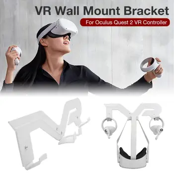 VR Prillid Wall Mount Hoidik, Universaalne, Valge, ABS Virtuaalne Reaalsus Peakomplekt Seista hoidikut Oculus Rift S/Quest 2 VR Tarvikud