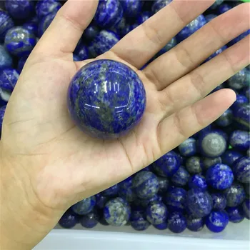 Väike suurus Lapis Lazuli käsitöö Kristall Kera Gemstone Käsi Massager kristallkuul kaunistamiseks looduslik kivi tervendav