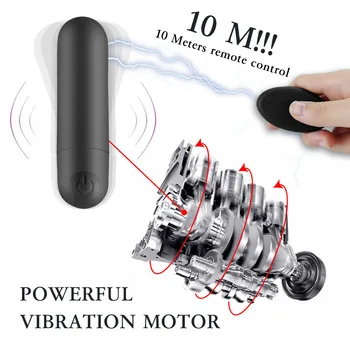 Võimas Bullet Vibraator Kliitori Stimulaator Vagiina Massaaž G-Spot Vibraator Dildo Täiskasvanud Sugu Mänguasjad, Naiste Naiste Masturbatsioon