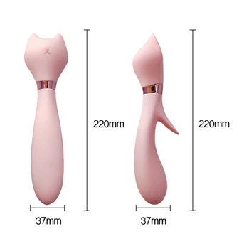 Võimas USB Charge Vibraator vajutame sugu mänguasjad, naiste Lits Kliitori stimulaator G Spot Küülik Vibrador Masturbatsioon Dildo