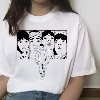Võõras asju, 3 naiste t-särk harajuku Üksteist naissoost hip-hop femme tshirt streetwear naljakas riietus 2019 cartoon Casual