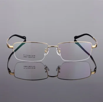 W-155 Puhas Titaan Vaatemängu Raami Suur Nägu Meeste poole-rim prescriptio lühinägevus prillid raami suurte prillide raam kraadi prillid
