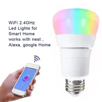 WiFi Pirn RGB Smart Light 15W Remote Mobiiltelefoni Kontrolli Smart Pirn