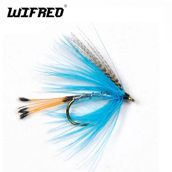 Wifreo 10TK #12 Sinine Hõbedane Forell-Kalapüügi Lennata Faasani Saba