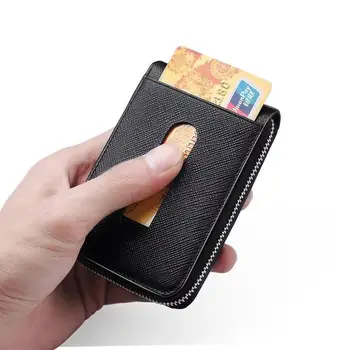 William Polo uue nahast lukuga rahakott kaardi kott meeste mood puhas nahk multi positsiooni Krediitkaardi Rahakott mitme värvi Rahakott