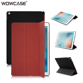 WOWCASE Leather Case For iPad Pro 12.9/2017 Smart Magada Auto Wake-up Tri-fold Back Cover For iPad Pro 12.9 tolline Funda Coque