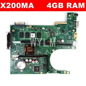 X200MA 4GB RAM Emaplaadi ASUS F200MA F200M X200M X200MA sülearvuti Emaplaadi Testitud Tasuta Shipping