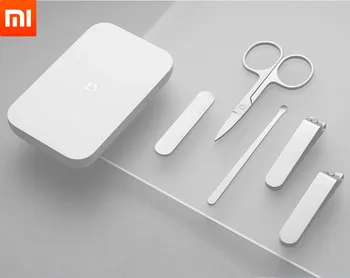 Xiaomi Mijia Roostevabast Terasest Küünte Kääridega Set Trimmer Pediküür Care Clippers Earpick Küüneviil Professionaalne Ilu Vahendid