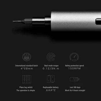 Xiaomi Mijia Wowstick PROOVIGE Elektriline Kruvikeeraja Elektrilised Tööriistad 20X 4mm Kruvikeeraja Bit
