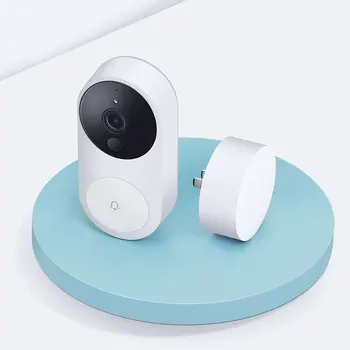 Xiaomi Smart Video Uksekell D1 Visuaalne Intercom AI näotuvastus, HD Öise Nägemise Traadita koduvalve Kaamera Töö Mijia App