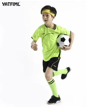 YATFIML Lapsed Jalgpalli 2018 Custom Team Lapse Koolitus Jalgpalli Jersey Seatud Laste Issi Ja Minu Poisid Jalgpalli Vormiriietus Riided