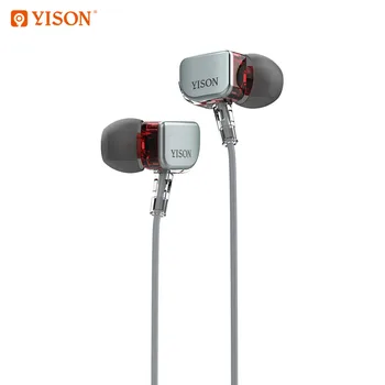 Yison X600 juhtmega Kõrvaklapid Sport kõrva Hifi bass stereo peakomplekt mic redmi lisa 9