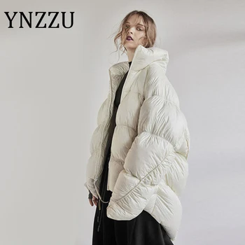 YNZZU 2020 Naiste Talve Leib Mantel Mood Põhjuslik sulejope Brändi Naine Hingav Overcoat Kõrge Kvaliteedi A1526