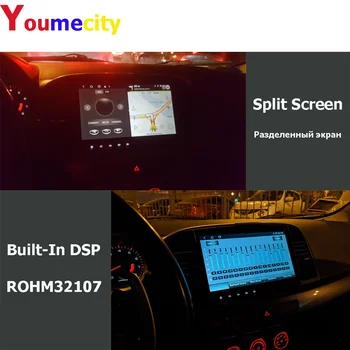 Youmecity Android 9.0 Auto DVD Multimeedia Mängija MITSUBISHI LANCER 2007-2018 9 x 10.1 Tolline 2DIN 3G/4G GPS-Raadio-Video, Stereo