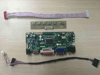 Yqwsyxl Control Board Monitor Komplekt B101AW03 V0 V. 0 B101AW03 V1 V. 1 HDMI + DVI + VGA LCD LED ekraan Töötleja Juhatuse Juhi
