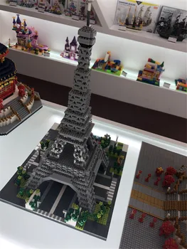 YZ 3D Loominguline Arhitektuur Tellised Mirco Pariisi Eiffeli Torni plokid Venemaa Moskva Vassili Katedraal mänguasjad Lastele Hariduslik mänguasi