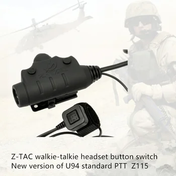Z-Tac uuendatud U94 sõrmega algatada nuppu PTT lüliti Z115 jaoks Kenwood Baofeng UV-82 TYT Midland kahesuunaline Raadio
